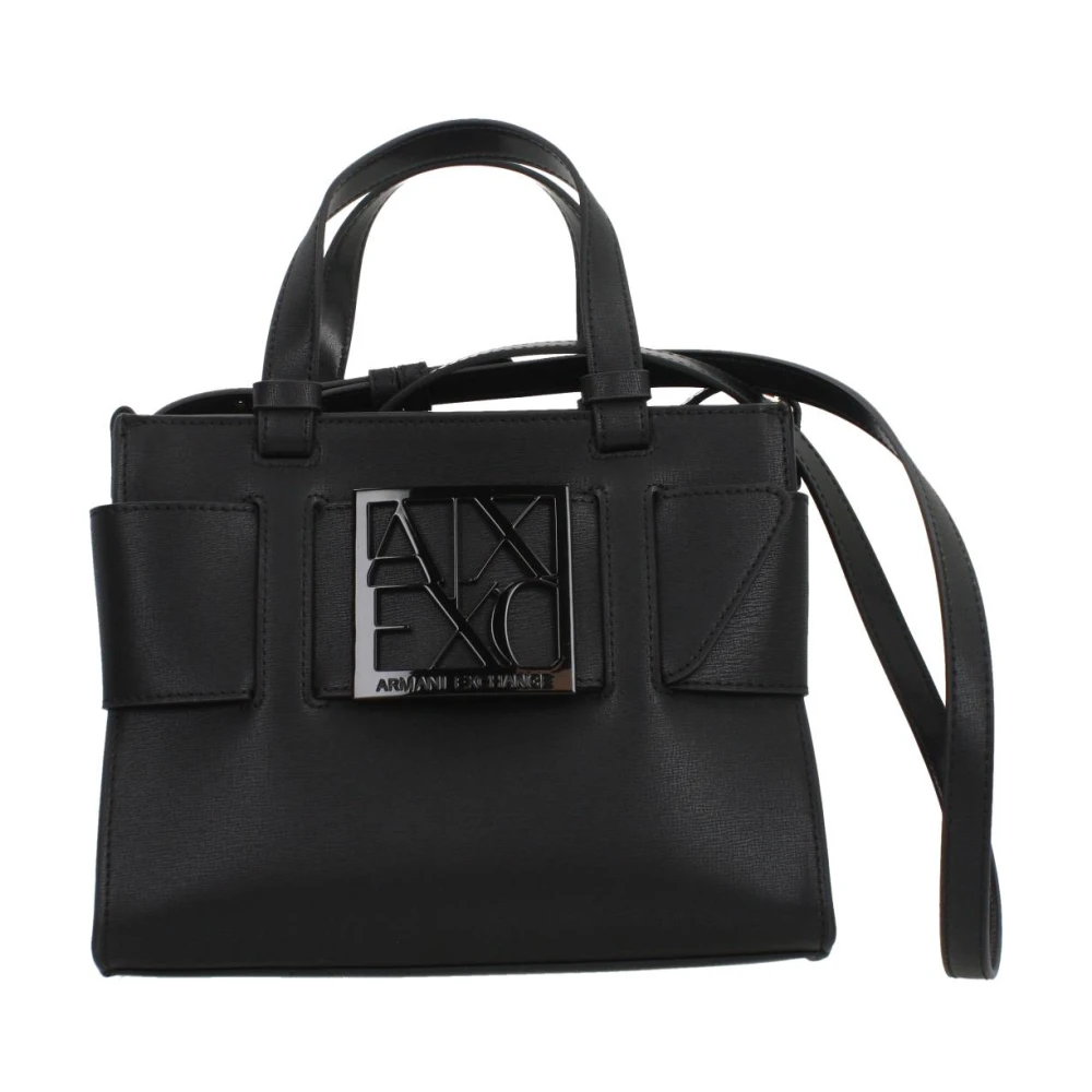 Armani Exchange Women's Black Stylish Handbags For Every Occasion - Handbags - One Size - Bags