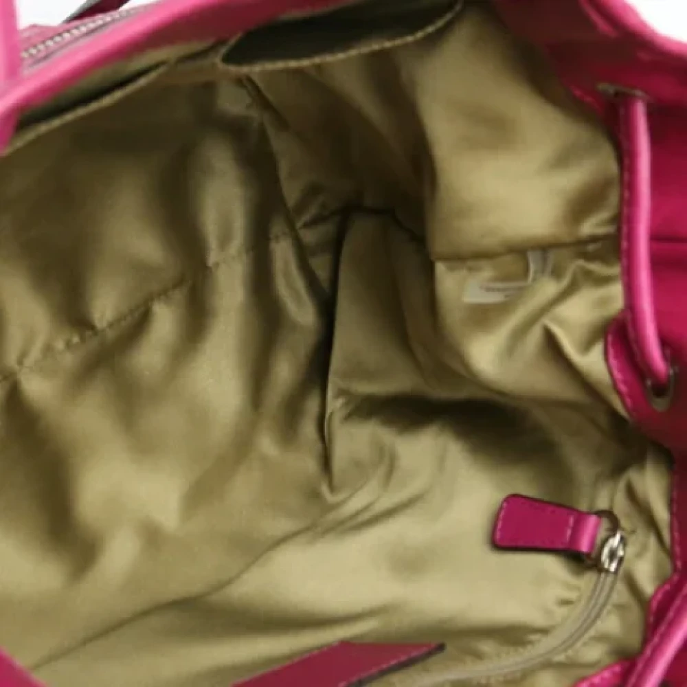 Coach Pre-owned Fabric shoulder-bags Pink Dames