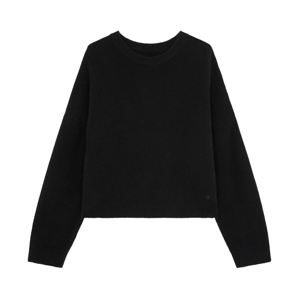 Loulou Studio Zwarte Cashmere Ropo Sweater Black Dames