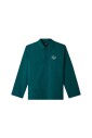 blouson-vert-avec-col-a-la-francaise