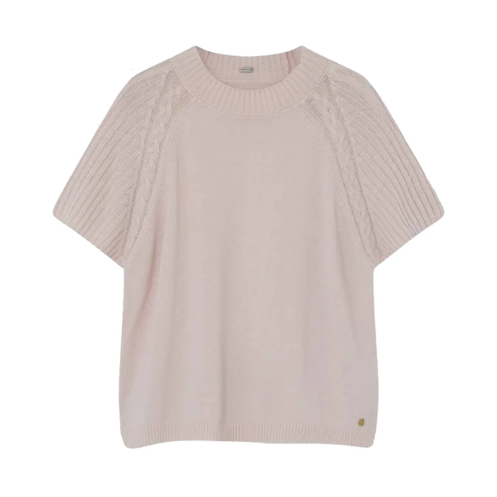 Gustav Gebreide Cape Carol Pink Dames