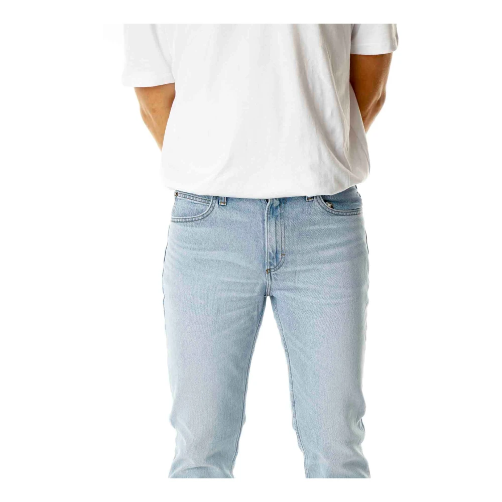 Lee Relaxed Fit Mid Waist Jeans Blue Heren