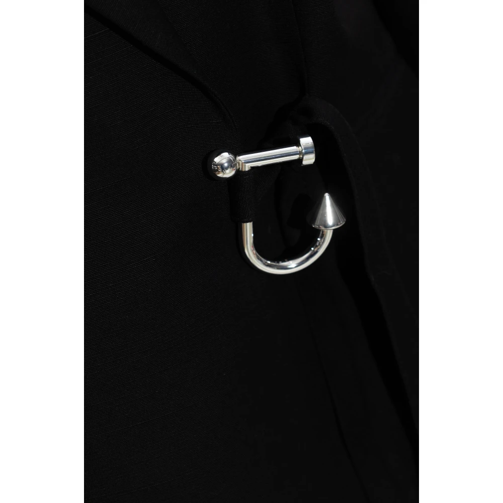 JW Anderson Blazer met stropdas Black Dames