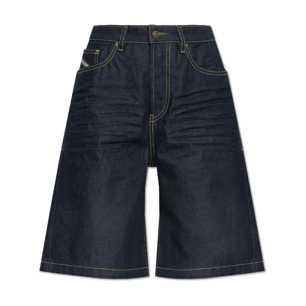 Dame, Shorts, Blå, W24