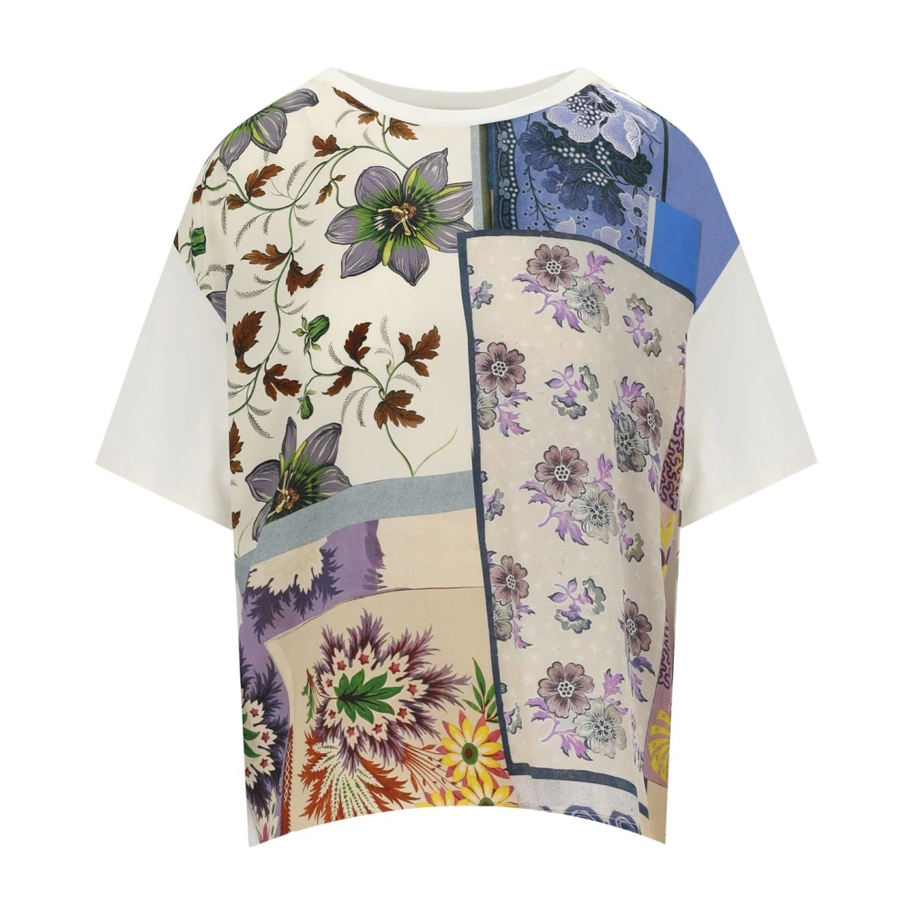Weekend Max Mara Women's Multicolor T-Shirts, S, Pampas Floral T-Shirt
