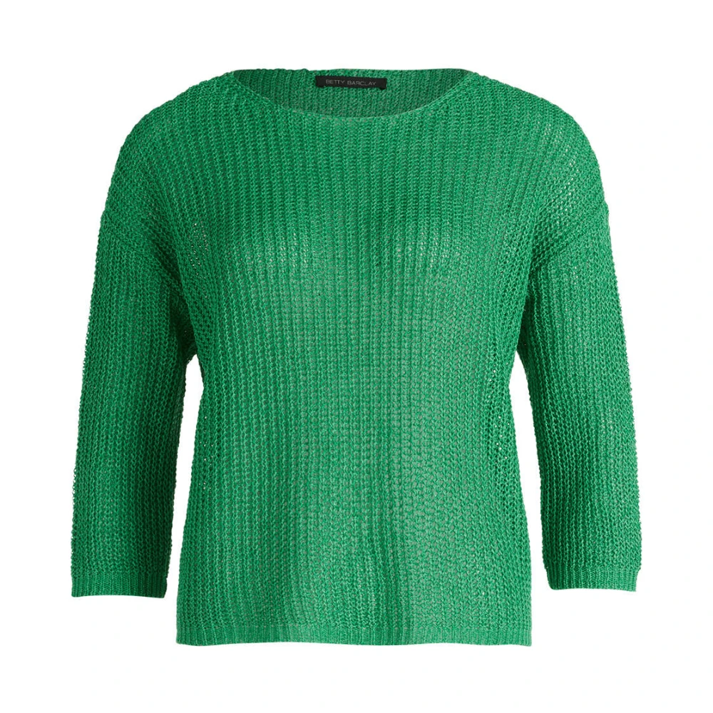 Betty Barclay Pullover met 3 4 mouw Green Dames