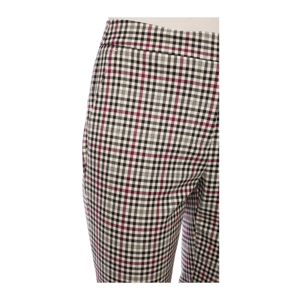 Michael Kors Geruite Broek Multicolor Dames