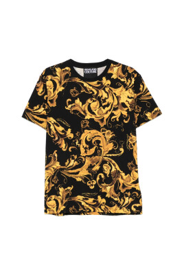 baroque-print-crew-neck-t-shirt