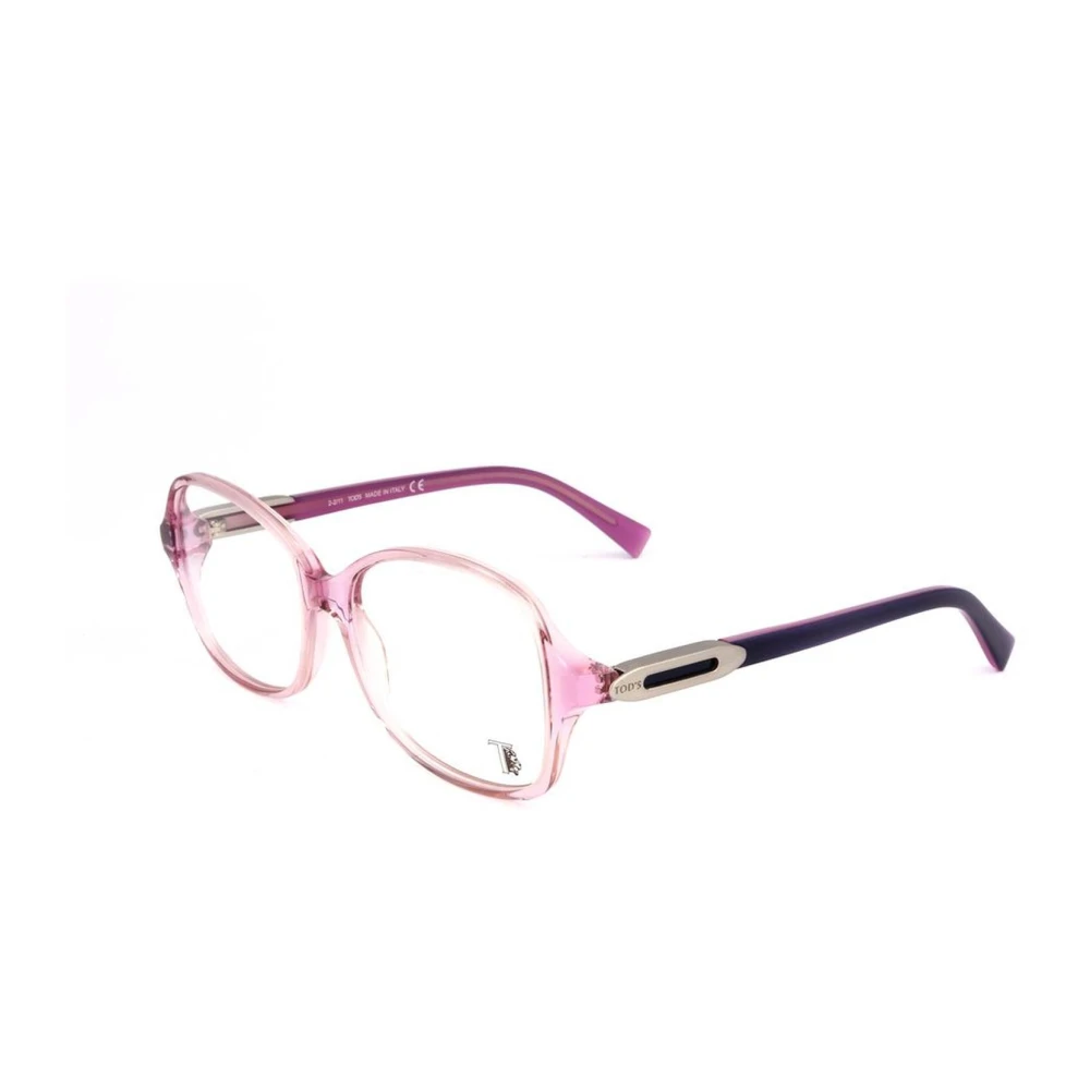 TOD'S Multicolor Acetaat Frames met Roze Wijzerplaat Pink Dames