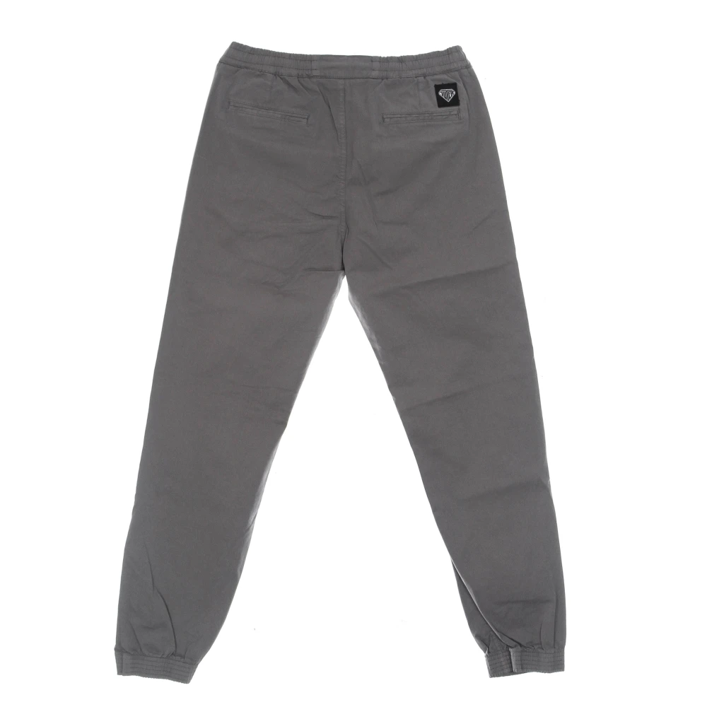 Iuter Donkergrijze Joggerbroek Elastische Taille Gray Heren