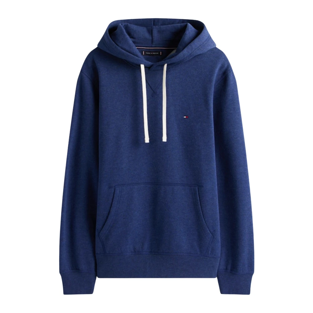 Tommy Hilfiger Men's Blue Essential Fleece Hoodie - Hoodies - S - Sweatshirts & Hoodies