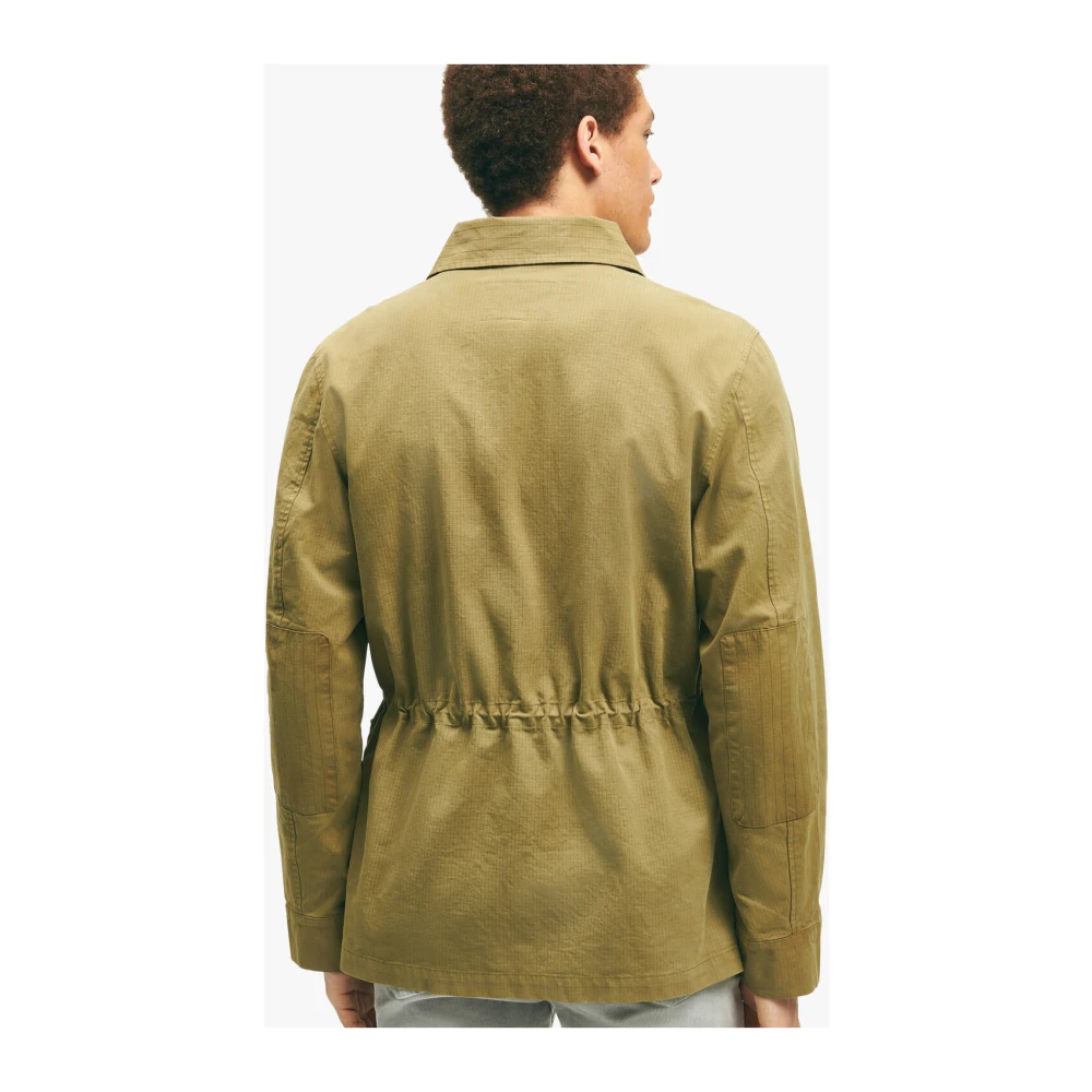Brooks Brothers Medium-Groene Katoenen Veldjas Green Heren