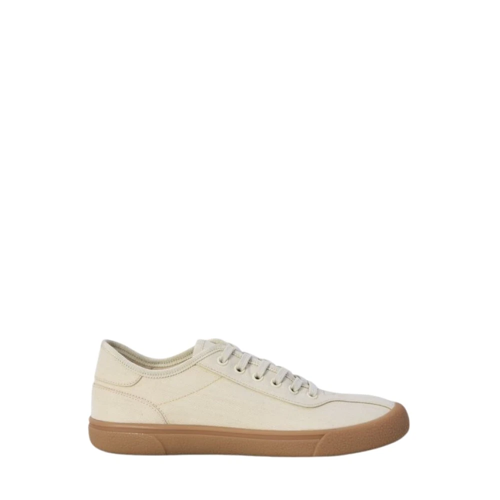 The Row Canvas Rubberen Zool Sportschoenen Dames Schoenen Beige