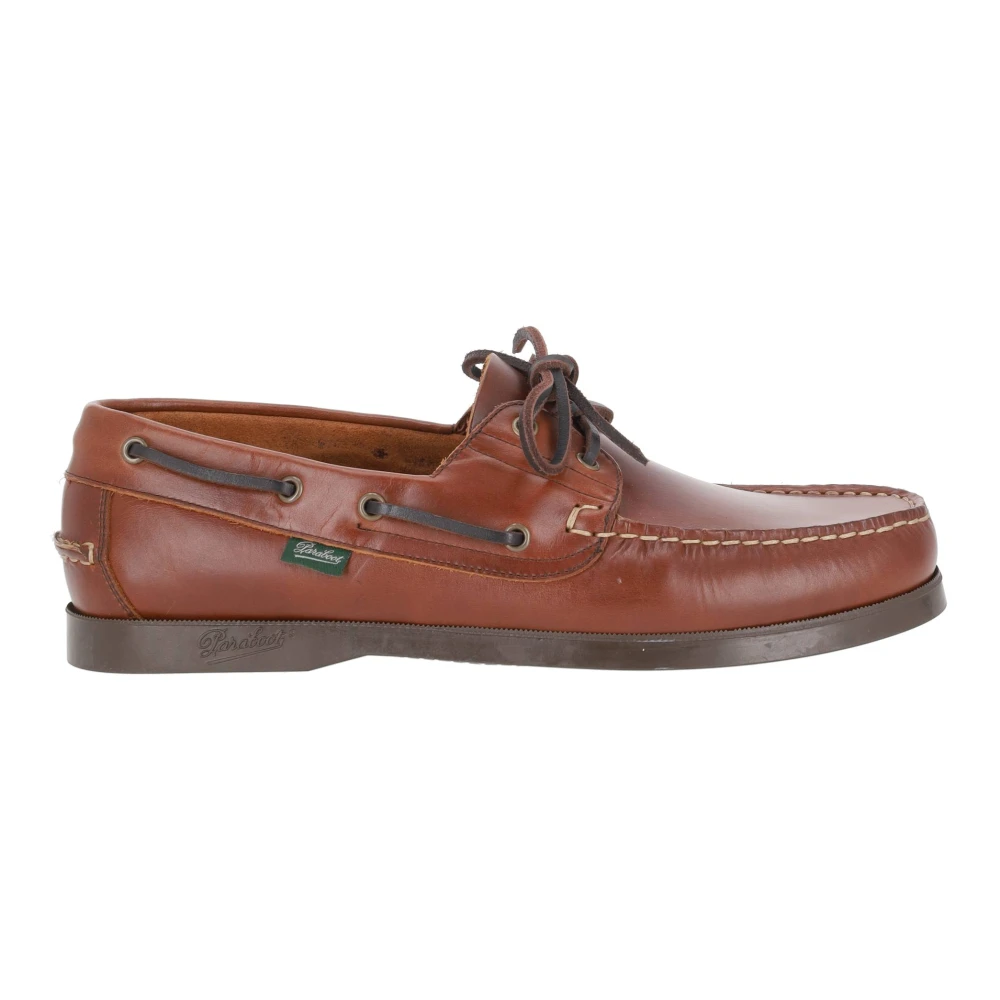 Paraboot Brown Barth Boat Moccasin - Male - Boat Shoes - 10 Uk - Shoes