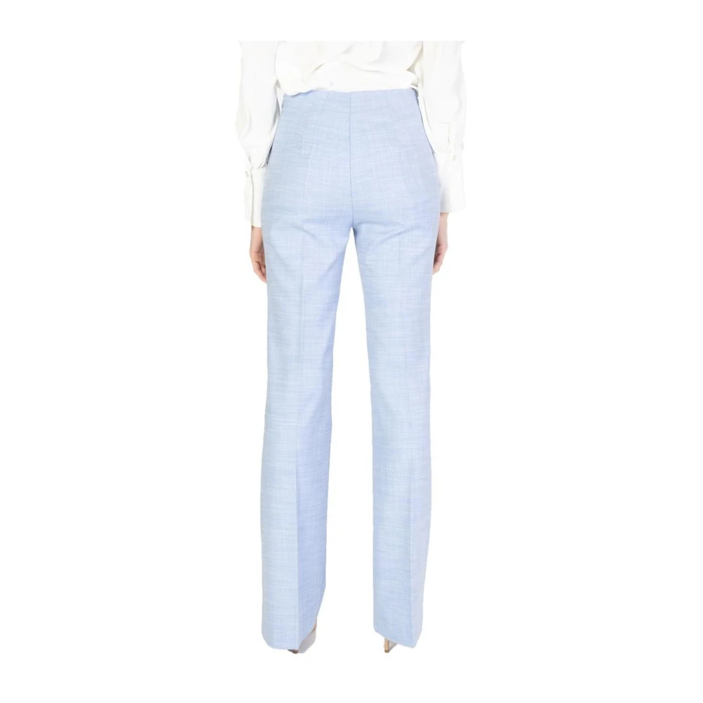 Sandro Ferrone Blauwe Palazzo Broek Lente Zomer Collectie Blue Dames