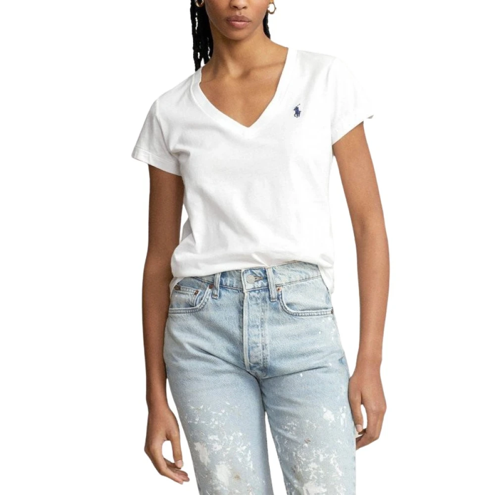 Ralph Lauren Donna Bianco Top, S, New,