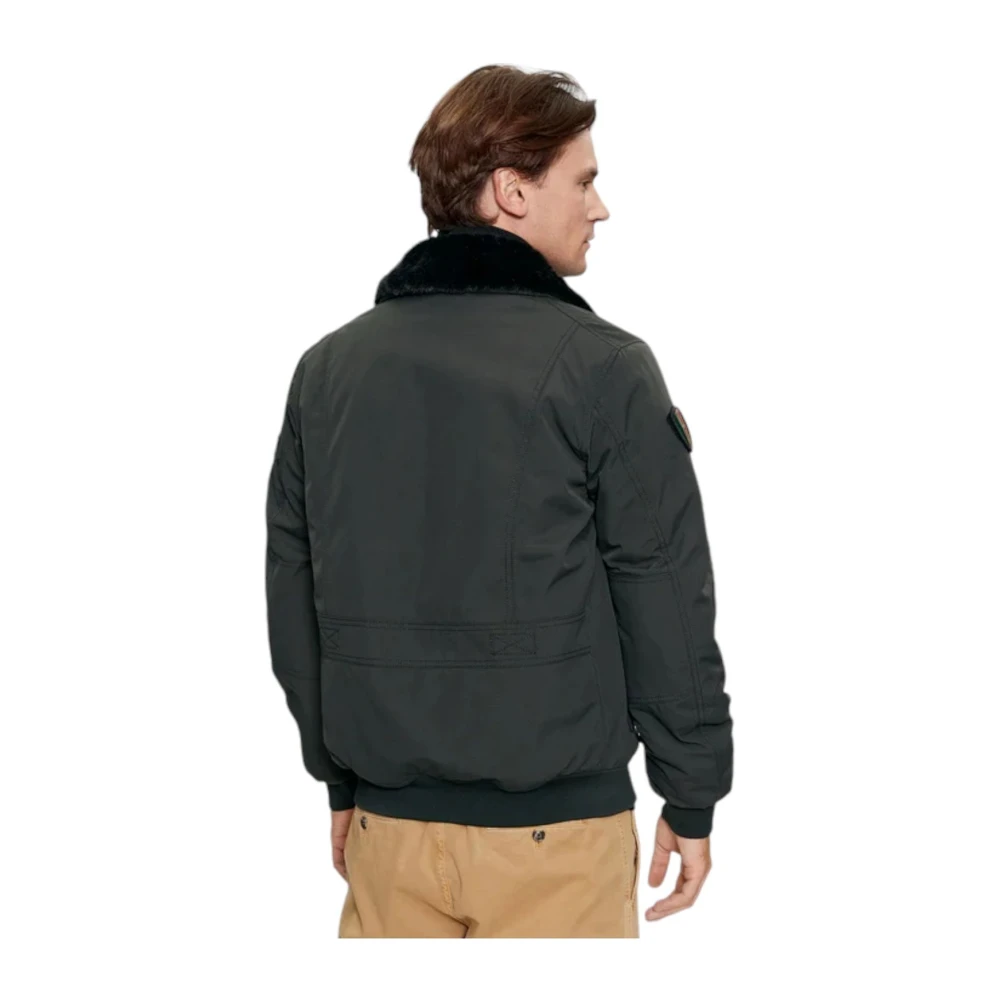 aeronautica militare Stijlvolle Bomberjack Green Heren