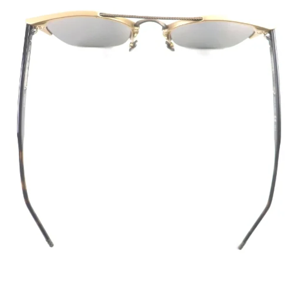 Bottega Veneta Vintage Pre-owned Metal sunglasses Yellow Dames