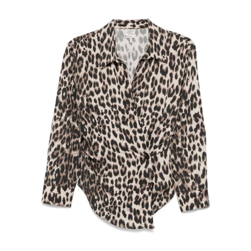 BAUM UND PFERDGARTEN Luipaardprint Shirt Brown Dames