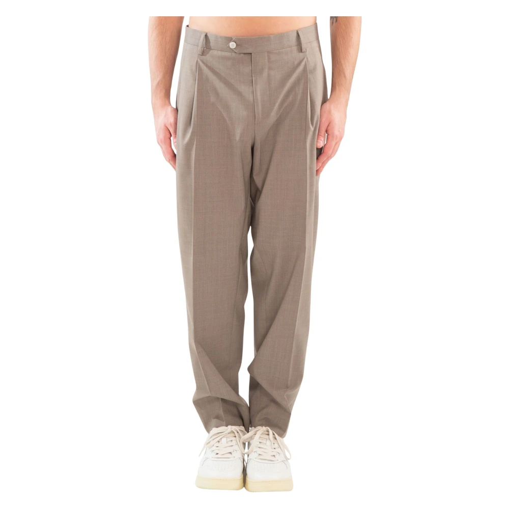 Briglia Verfijnde wollen broek Beige Heren