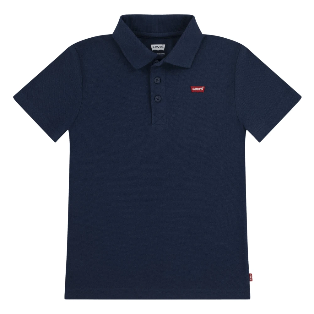 Levi's Boys Blue Back Neck Tape Polo Shirt