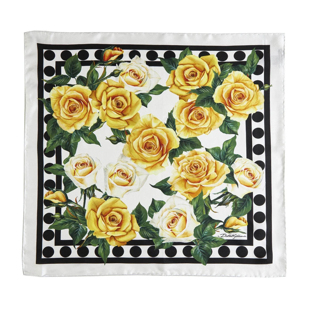 Dolce & Gabbana Luxe Zijden Sjaal Multicolor Dames