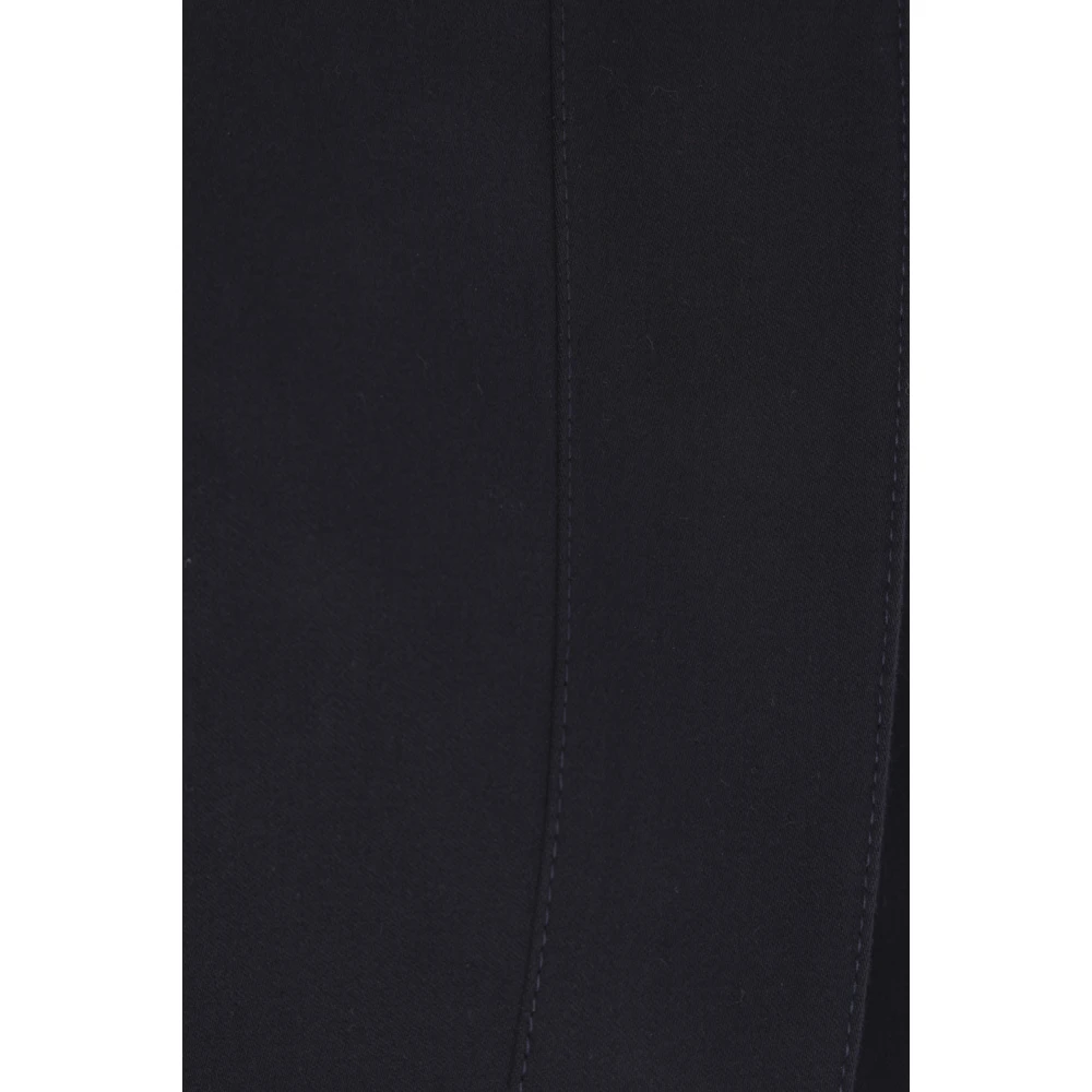 Chloé Navy Cropped Katoenen Jas Blue Dames