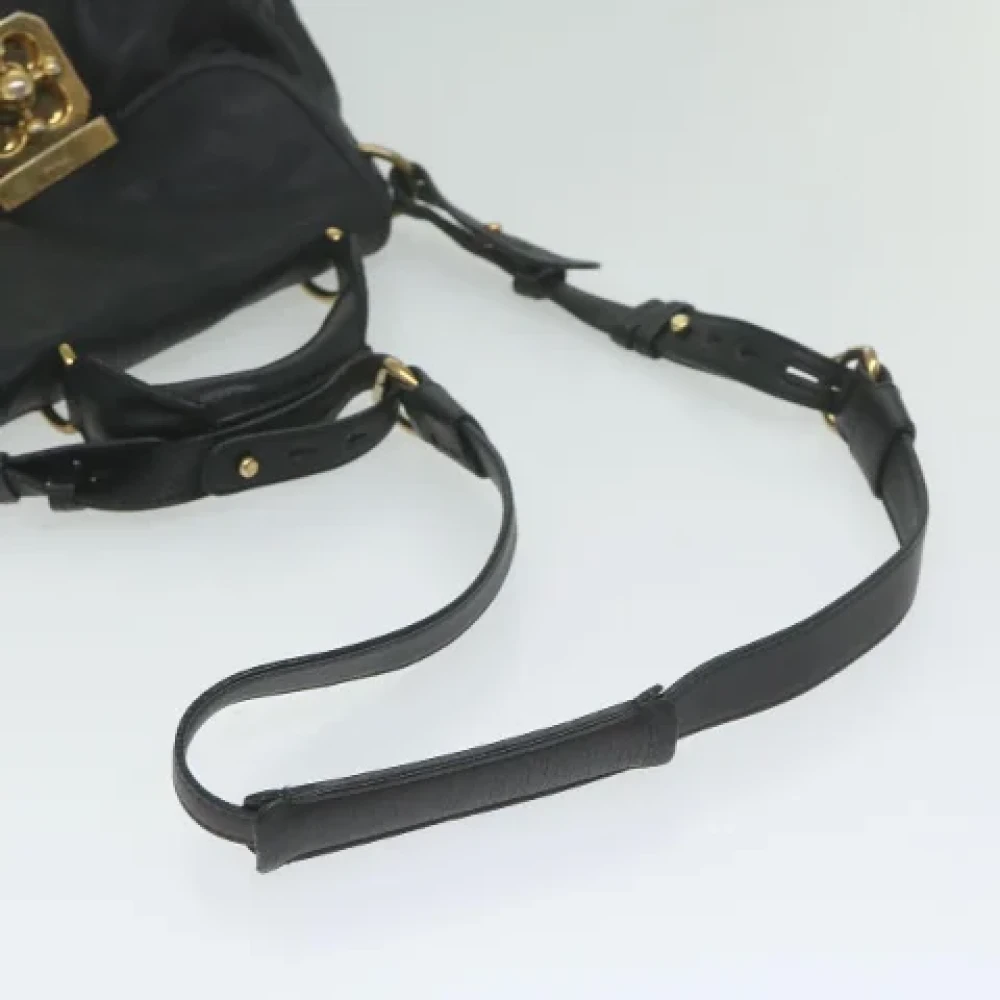 Chloé Pre-owned Leather handbags Black Dames