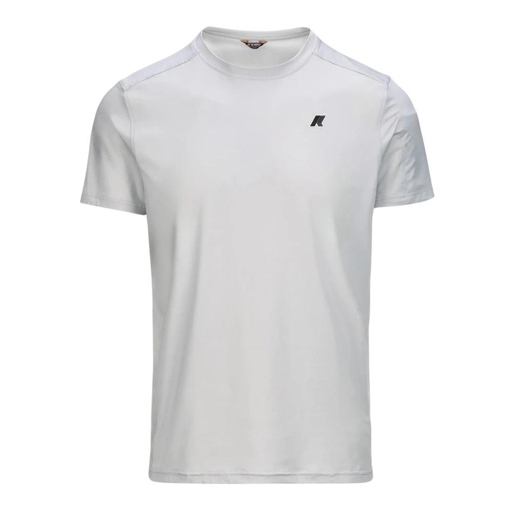 K-way Stijlvolle T-Shirt en Polo Collectie Gray Heren