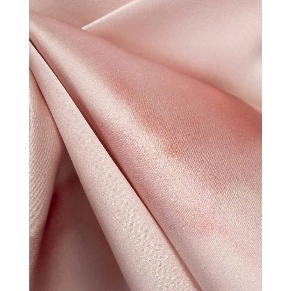 Kiton Zijden Roze Sjaal Pink Dames