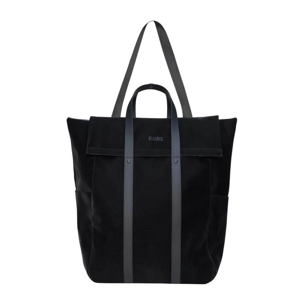 Rains Vrouw Zwart Tassen Dames, One Size, Backpack