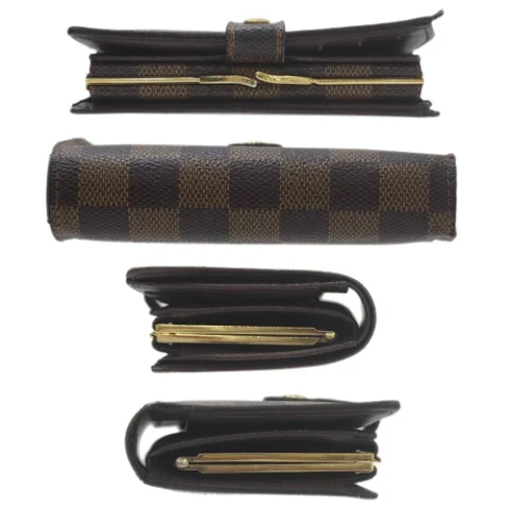 Louis Vuitton Vintage Pre-owned Canvas wallets Brown Dames
