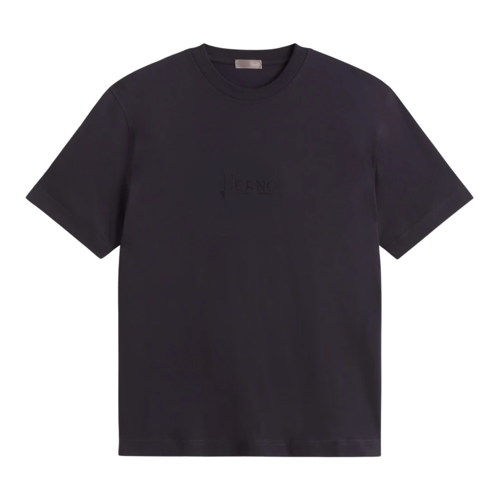 Herno - Tops > T-Shirts - Black - Herno - Modalova