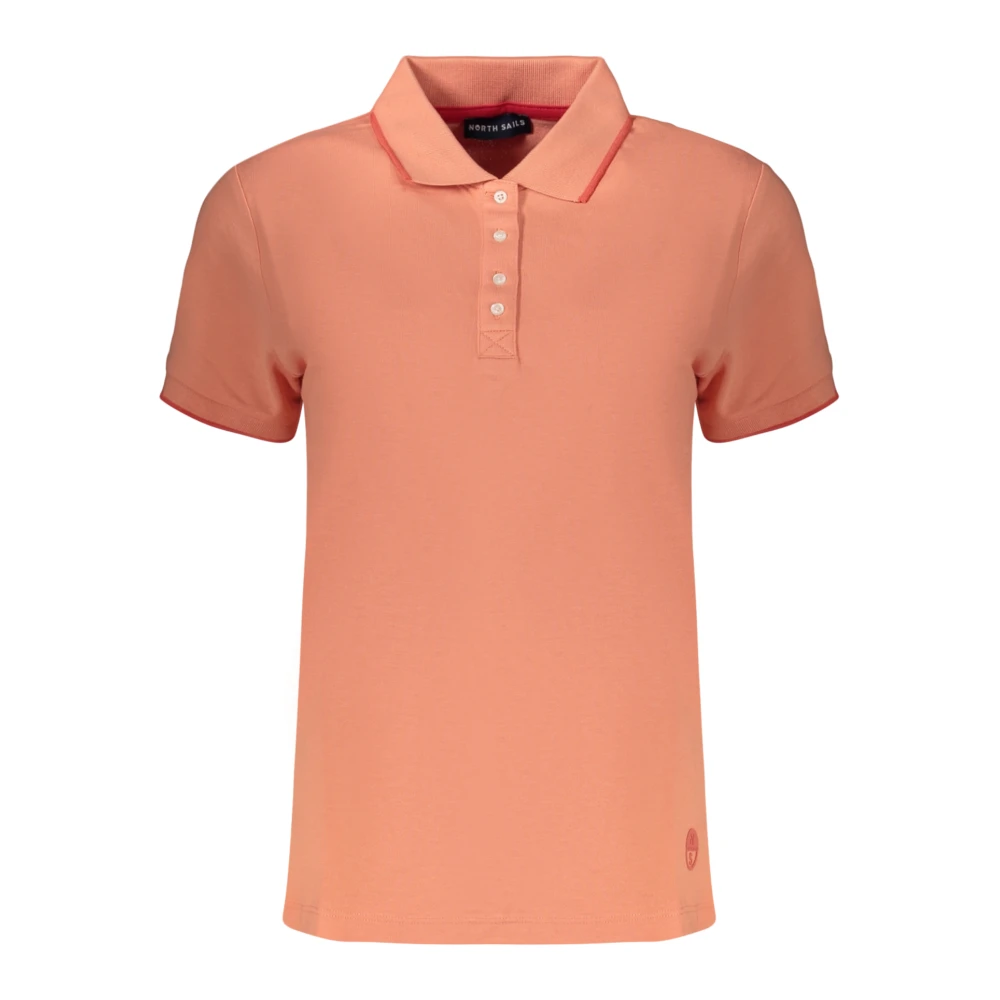 North Sails Short-Sleeved Polo Shirt - Female - Polo Shirts - Pink - M - Tops