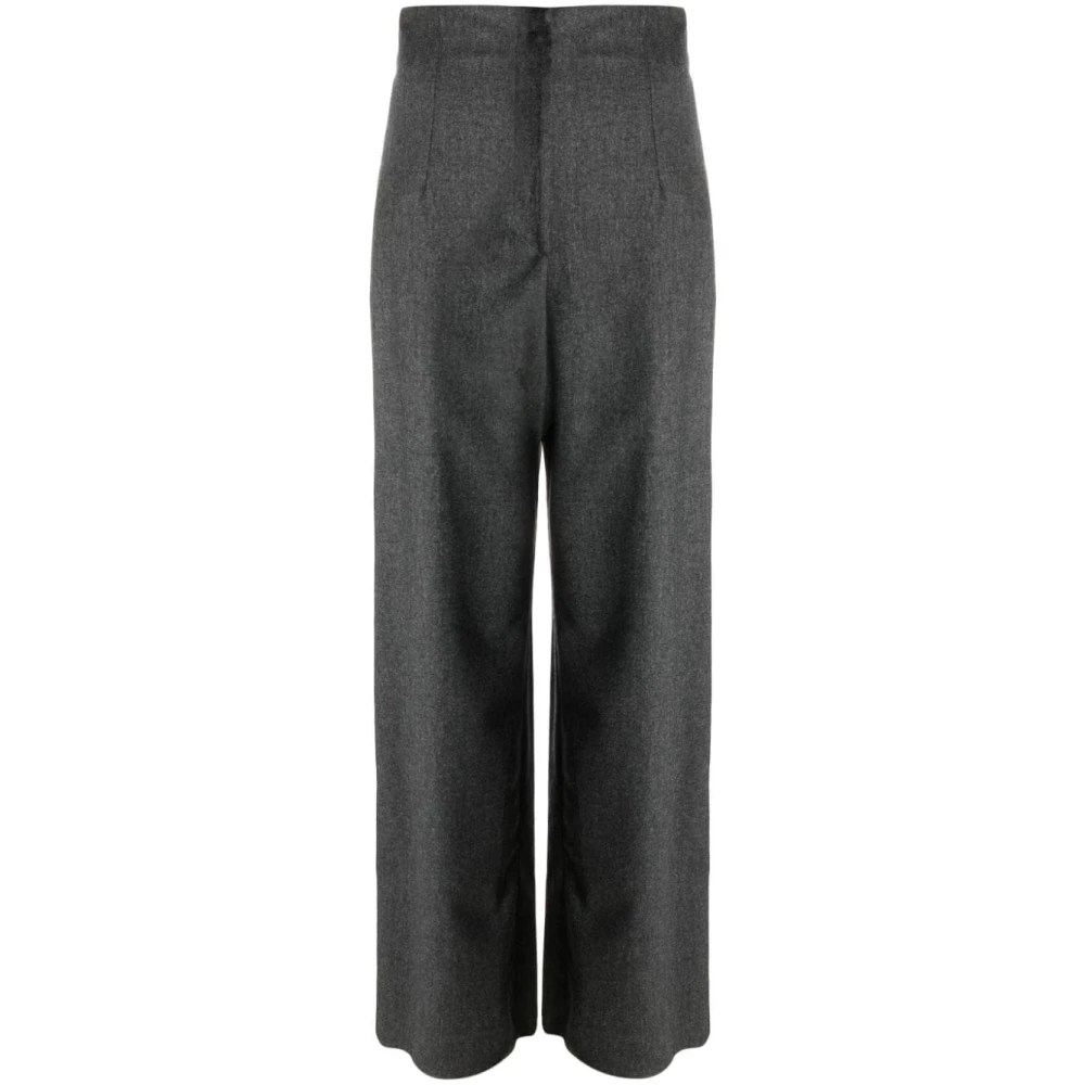 Emporio Armani Grijze Casual Broek voor Mannen Gray Dames