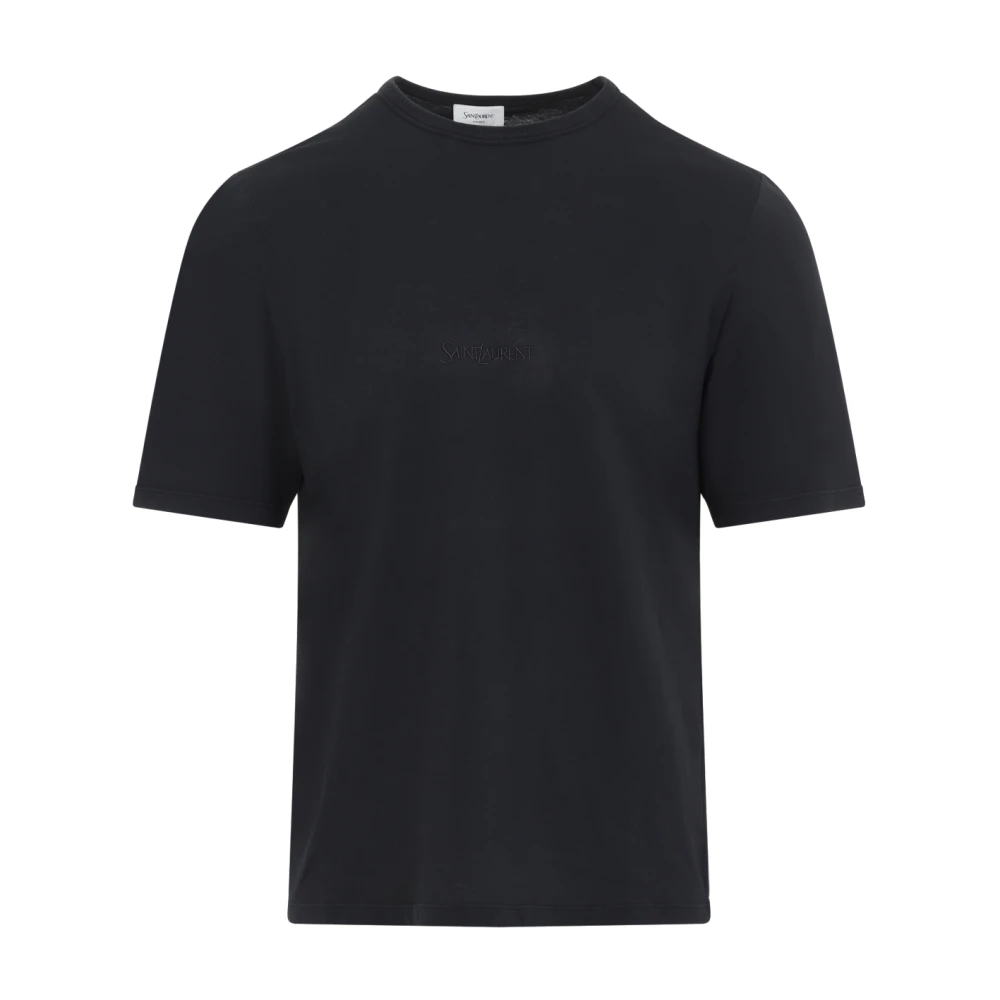 Saint Laurent T-shirt met korte mouwen Black Heren
