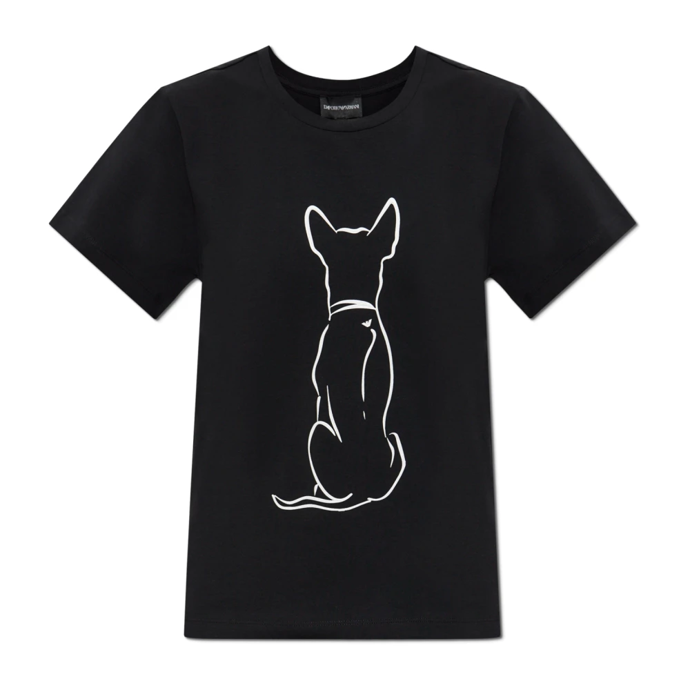 Emporio Armani Vrouw Zwart Dames, Tops, : Jersey, Groot