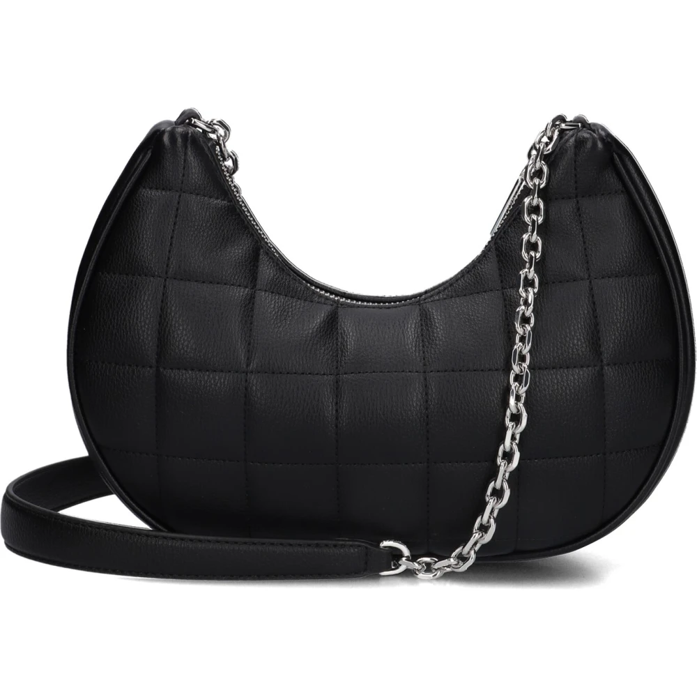 Calvin Klein Quilt Chain Schoudertas Black Dames