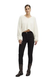Klassische Skinny Jeans Schwarz