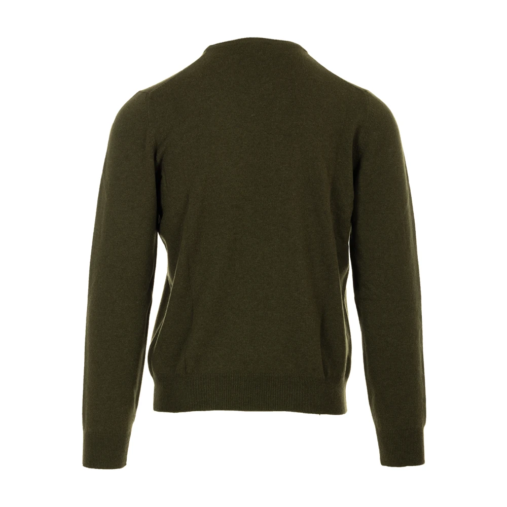 Gran Sasso Groene Sweater Paricollo Green Heren