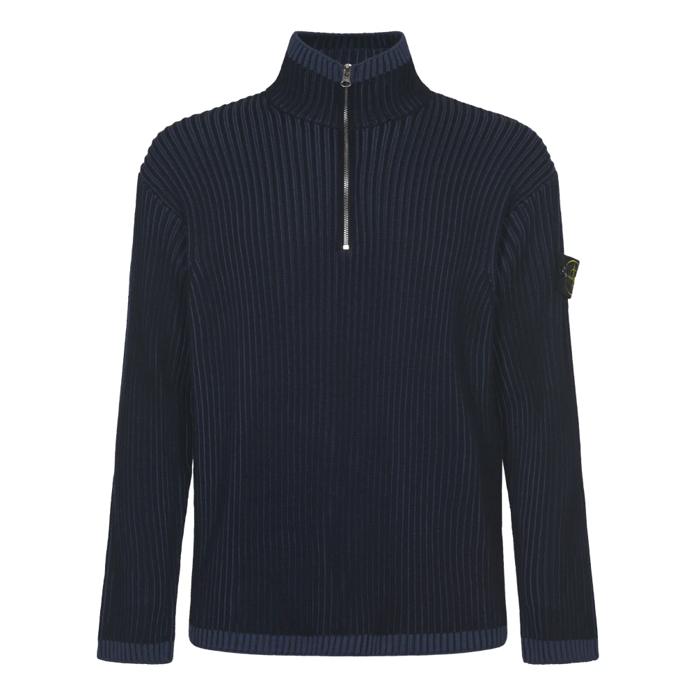 Stone Island Blauwe Polo Shirts en Polos Blue Heren