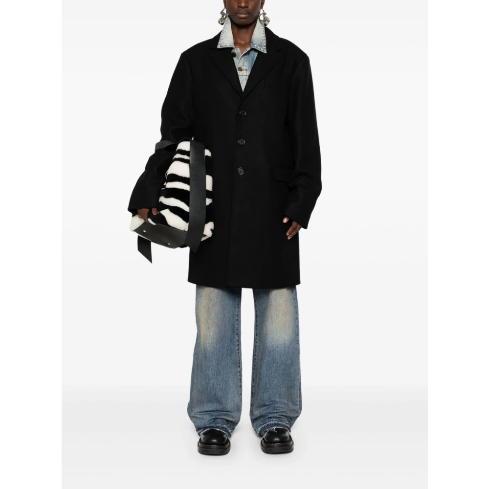 Dsquared2 Zwarte Jas Black Dames