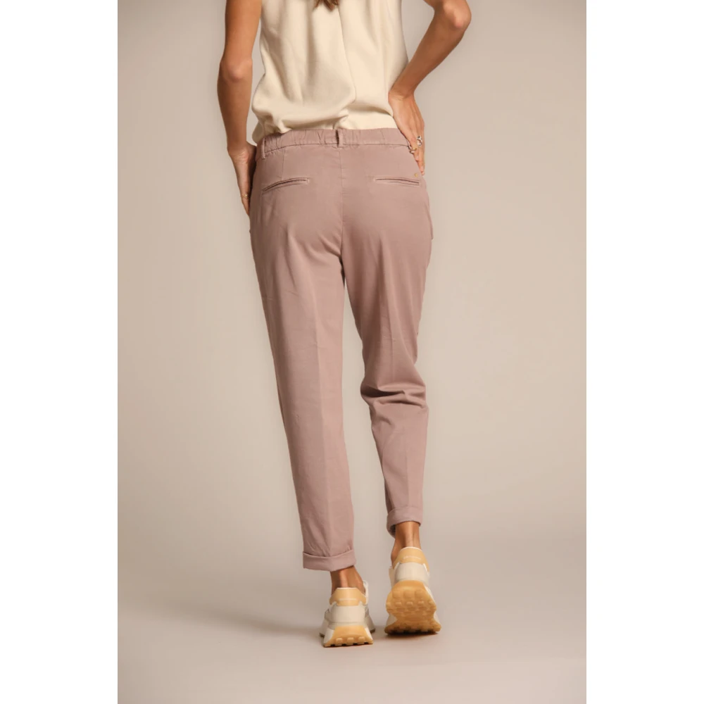 Mason's Gezellige Dames Chino Broek Winter 2024 Purple Dames