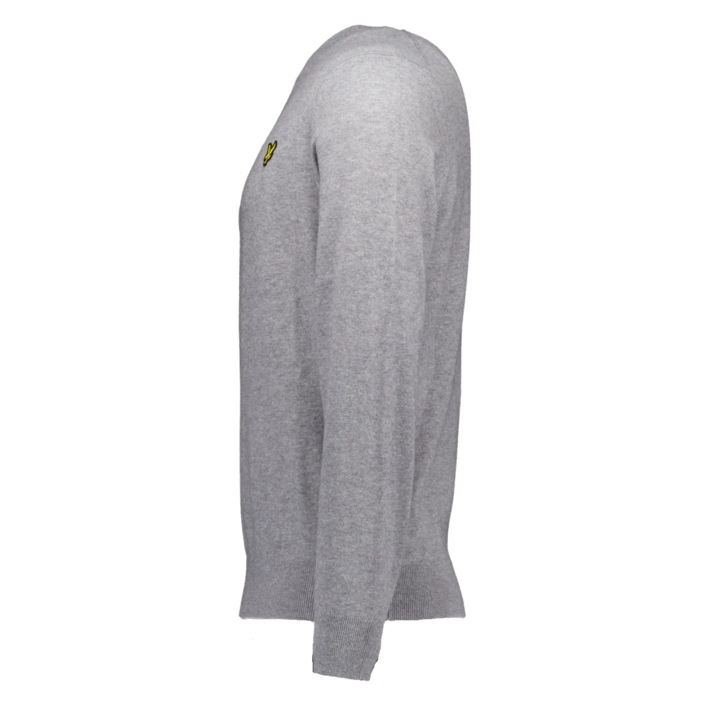 Lyle & Scott Grijze Trui Kn2110v Gray Heren