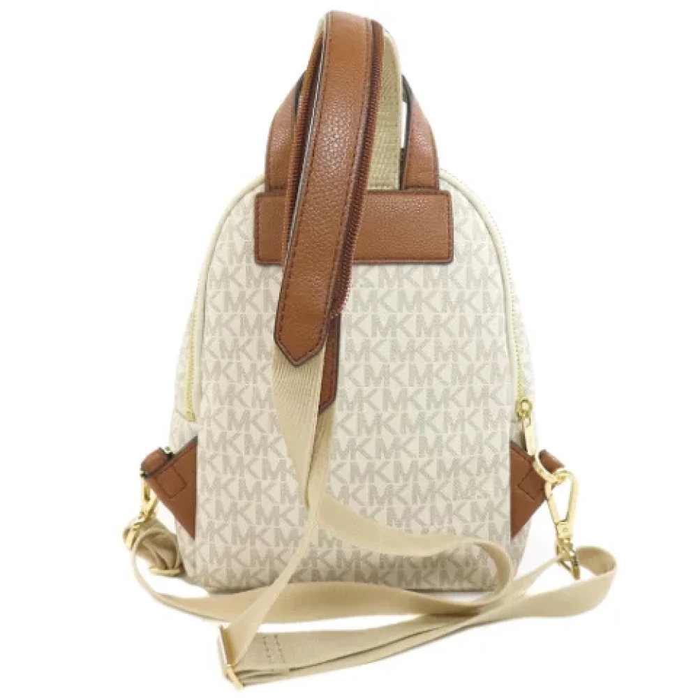 Michael Kors Pre-owned Plastic backpacks White Dames