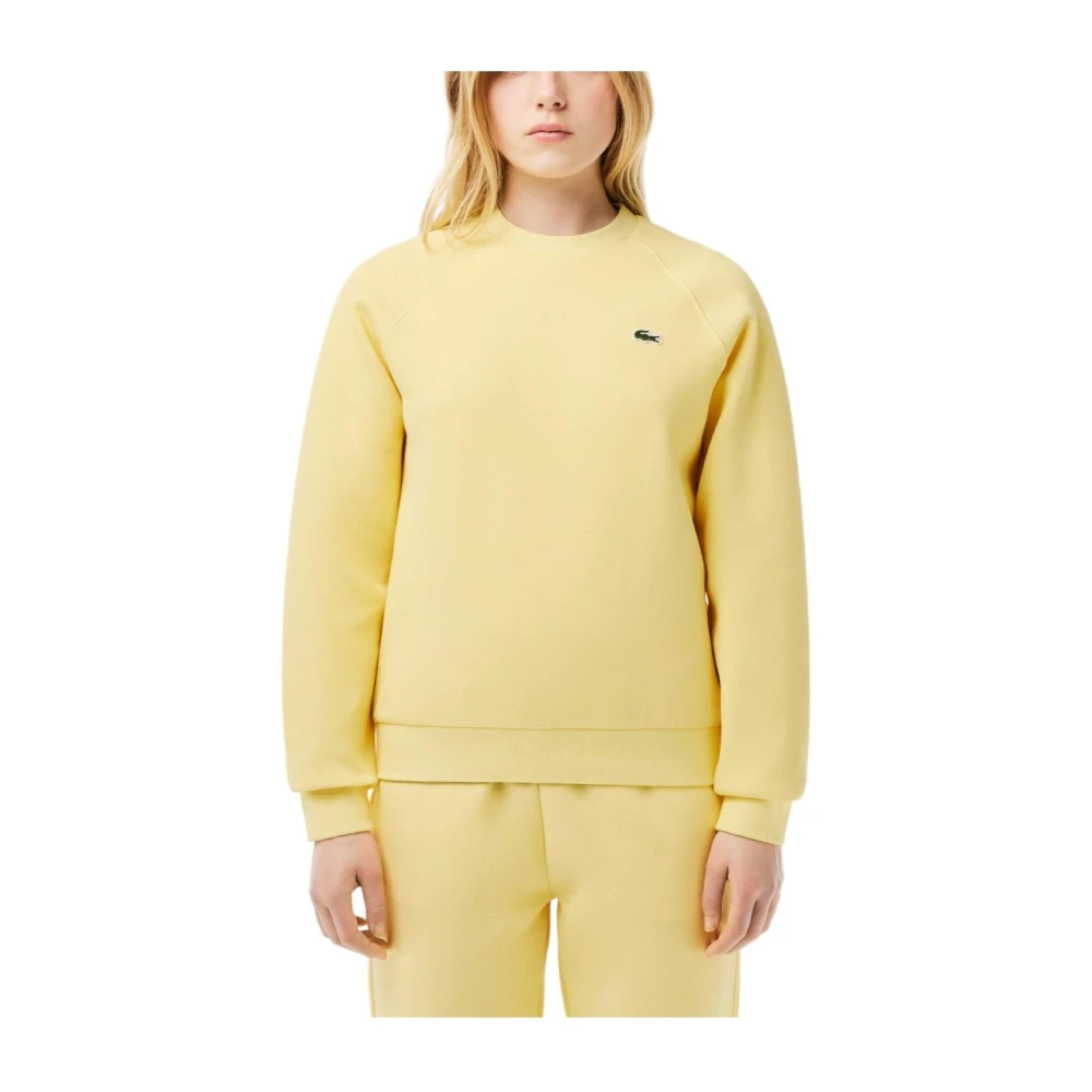 Lacoste Gele Regular Fit Sweatshirt Yellow Dames