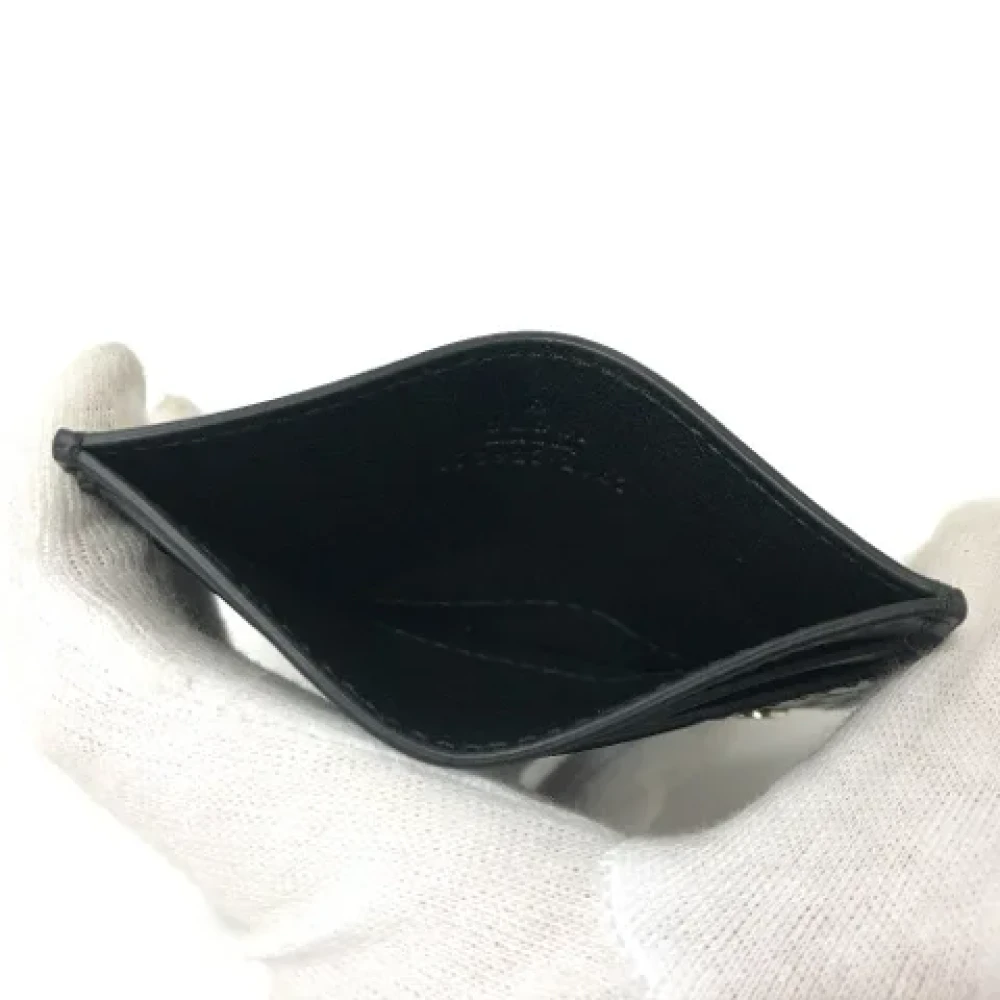 Gucci Vintage Pre-owned Leather wallets Black Heren