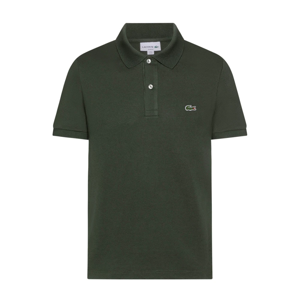 Lacoste Klassiskt Logo Polo Skjorta Green, Herr