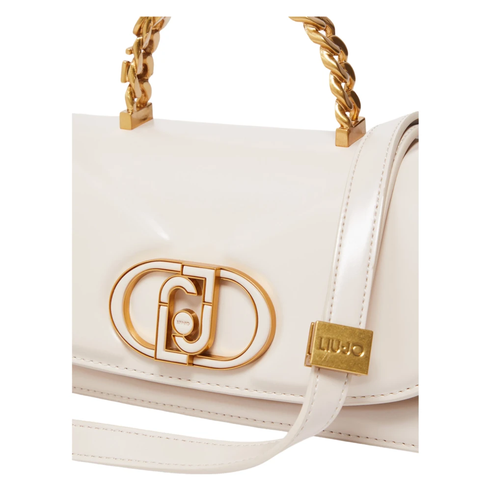 Liu Jo Handtas met metalen logo White Dames