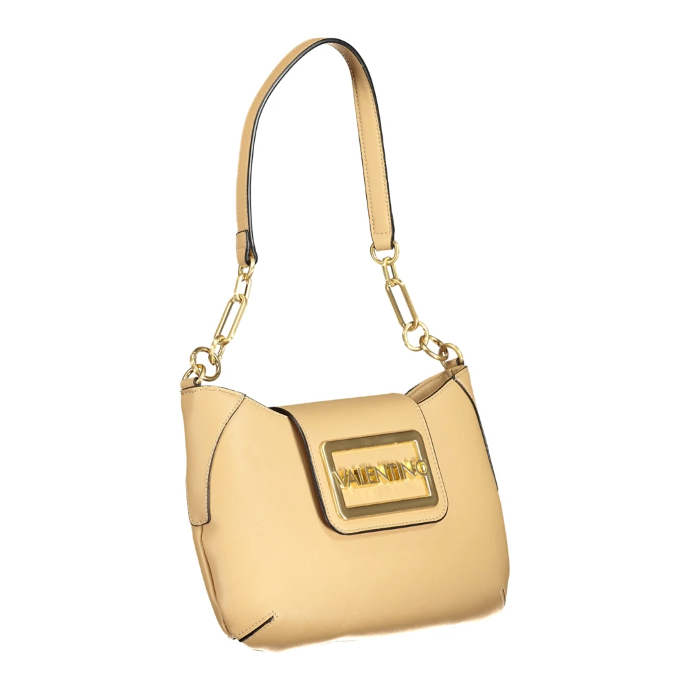 Valentino by Mario Valentino Beige Schoudertas met Afneembare Band Beige Dames